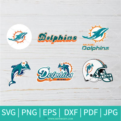 Miami Dolphins Bundle SVG - Miami Dolphins SVG - Football SVG - Love Soccer SVG - Newmody