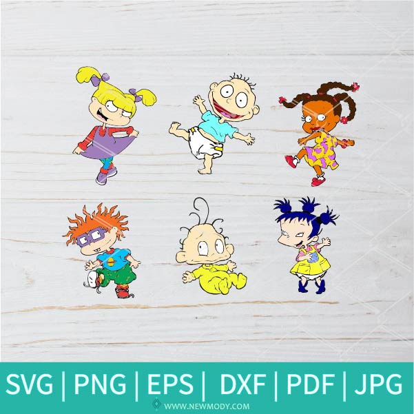 Rugrats Bundle SVG - Rugrats Characters svg- Tommy Svg - Chuckie  SVG -  TV Kids SVG - Newmody