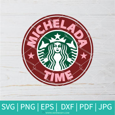 Michelada Time SVG - Flower Monogram SVG - Frame SVG Monogram circle SVG-Strabucks  vector - Newmody