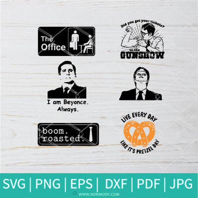 The Office Bundle SVG - Tv Show SVG - Dwight Schrute SVG - Newmody
