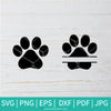 Paw Tracks SVG - Paw Split Monogram Frame Svg- Cats Svg - Dog Svg - I Like My Cat Svg - Newmody