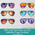 Summer Sunglasses Bundle PNG Sublimation  - Beach Palm Tree Vintage Sunglasses PNG