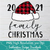 Christmas Family 2021 Sublimation PNG | Merry Christmas 2021 PNG - Newmody