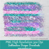 Unicorn Brush Strokes Background PNG - Pastel Rainbow Background PNG - Newmody