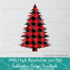 Leopard and Buffalo Plaid Christmas Trees Sublimation PNG | Christmas Trees Clipart Bundle - Newmody