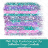 Stars Unicorn Brush Strokes Background PNG - Pastel Rainbow Background PNG - Newmody