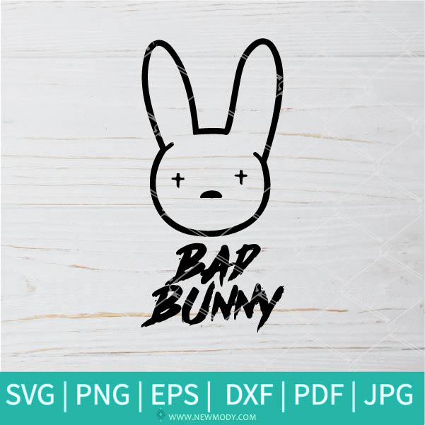 Bad Bunny Logo SVG - Bad Bunny Clipart - Newmody