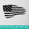 Distressed American Flag SVG  - Distressed USA Flag Vector - Newmody