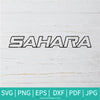 Sahara Logo SVG - Sahara Deacal - Newmody
