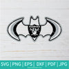 Batman Raiders SVG - Oakland Raiders SVG - Newmody