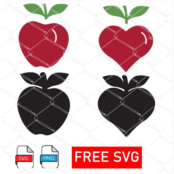Apple SVG Free For Cricut And Silhouette