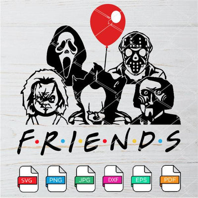 Horror Friends - Scary Friends SVG Newmody