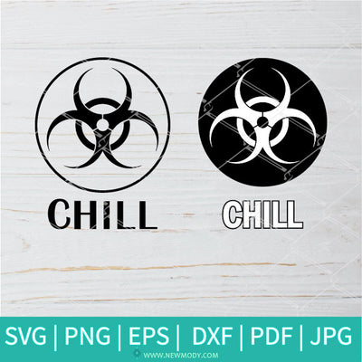 Quarantaine and Chill SVG - Quarantaine SVG - 2 designs - Newmody