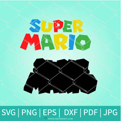 Super Mario SVG - Super Mario Clipart - Newmody