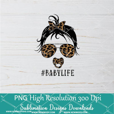 Leopard Mom Life Kid Life Baby Life PNG Sublimation Downloads | Matching Family life | Mommy and Me | Mother and Daughters - Newmody