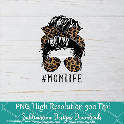 Leopard Mom Life Kid Life Baby Life PNG Sublimation Downloads | Matching Family life | Mommy and Me | Mother and Daughters - Newmody
