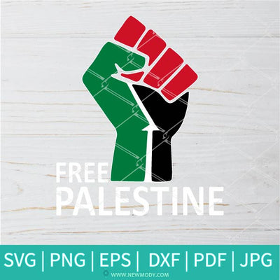 Free Palestine SVG | Palestine Flag Colors Svg | Power hand Svg | Free Palestine Png - Newmody