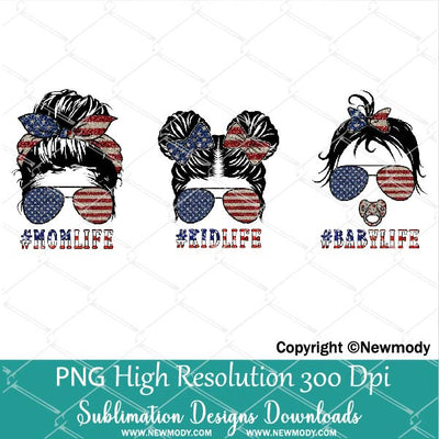 4th of July patriotic Matching Family Life PNG Sublimation | Mom Life Png | Dad Life Png  | Kid Boy Life Png  | Kid Girl Life Png | Baby Life Png