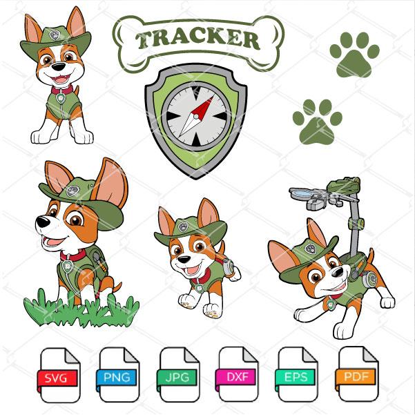 Paw Patrol - Tracker  Paw patrol tracker, Paw patrol cartoon, Paw patrol  party
