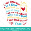I Will Teach You In A Room I Will Teach You On Zoom SVG - Dr Seuss Svg - Newmody