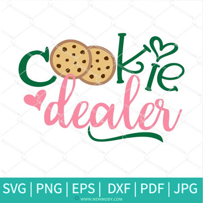 Cookie Dealer SVG - Girl Scout SVG - Cookie Dealer Ready to Print and Cut - Newmody