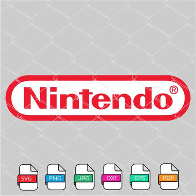 Nintendo logo SVG - Nintendo Svg Instant Download Newmody