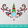 Christmas Unicorn Reindeer SVG - Christmas Lights SVG - Newmody