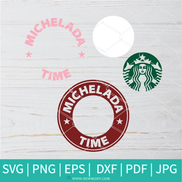 Michelada Time SVG - Flower Monogram SVG - Frame SVG Monogram circle SVG-Strabucks  vector