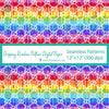 Gucci Dripping Rainbow Pattern Digital Paper - Dripping Rainbow Seamless Patterns - Gucci Dripping Rainbow Sublimation - Newmody