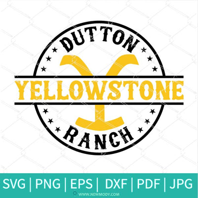Yellowstone Dutton Ranch SVG - Yellowstone Png - Newmody