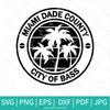 Miami Dade County City Of Bass SVG - Newmody