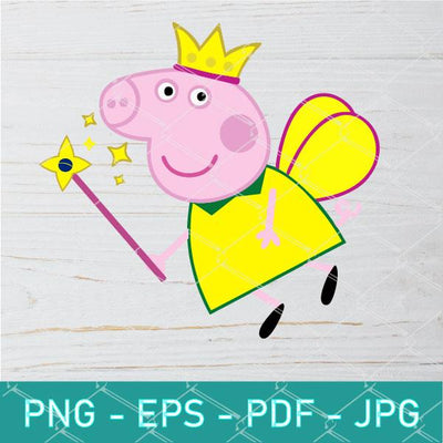 Peppa Pig Clipart Bundle - Princess Peppa Pig Clipart Vector Newmody