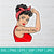 Hard Working Latina Printable Stickers SVG- Hard Working Latina Printable Stickers PNG