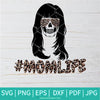 Mom Life Skull SVG - Hashtag Momlife Svg - Leopard Print Svg - Newmody