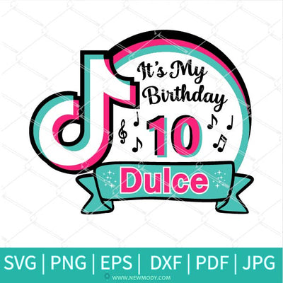 Birthday Template Layered SVG | It's My Birthday Svg | Musical Birthday SVG | Birthday Queen Svg - Newmody