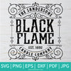 The Sandersons Black Flame Est 1692 Candle Company SVG-PNG - Halloween SVG - SVG Cut File For Cricut and Silhouette