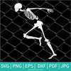 Running Skeleton SVG-PNG - skeleton SVG - Halloween SVG -Running SVG - Cut Files for Cricut and silhouette