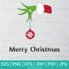 Merry Christmas SVG - Grinch Hand With Ornament Svg - Newmody