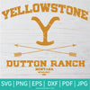 Yellowstone Dutton Ranch SVG - Yellowstone PNG - Western SVG