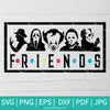 Friends (6) SVG-PNG - Halloween SVG - Ghost SVG - Friends (6) SVG Cut File For Cricut and Silhouette