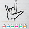 ASL SVG - Love Sign SVG Newmody