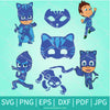 PJ Masks SVG - CATBOY  SVG Bundle -Disney SVG - SUPERBOY SVG Newmody