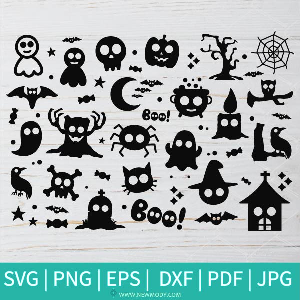 Simple Halloween Witch Kawaii Cartoon Drawing PNG & SVG Design For T-Shirts