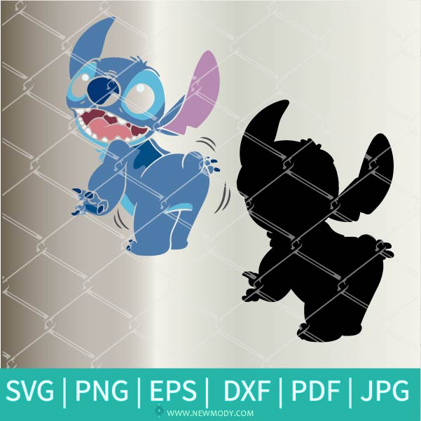 Stitch and Angel Clipart PNG Files DIGITAL DOWNLOAD Printable 