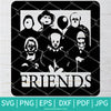 Friends (8) SVG-PNG - Halloween SVG - Ghost SVG - Friends (8) SVG Cut File For Cricut and Silhouette
