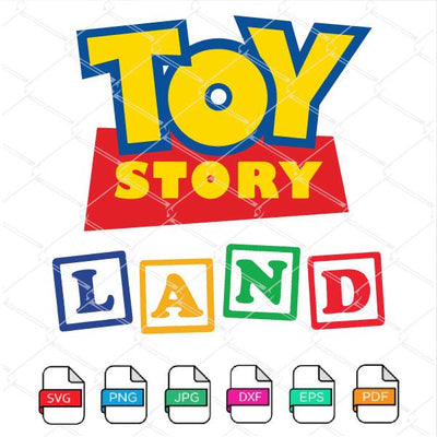 Toy Story Logo SVG - Toy Story Logo Land SVG Newmody