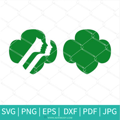 Girl Scouts Logo SVG - Girl Scouts Trefoil SVG - Newmody