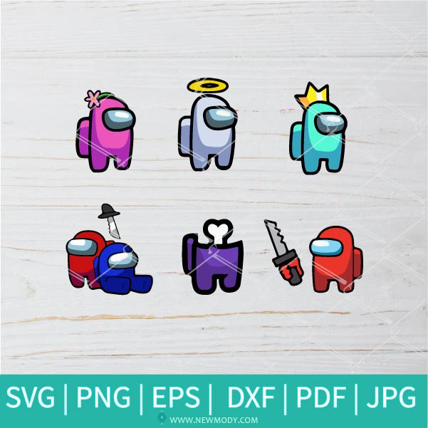 Among Us Bundle SVG - Among Us SVG - Among Us Video Game SVG - Among Us Character SVG