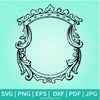 Picture Frame SVG - Decorative Border Ornament SVG - Vector Frame - Newmody