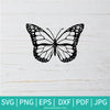 Bundle Outline Butterfly  SVG - Butterflies SVG - Good Vibes Svg - Girls Svg - Positive SVG - Newmody